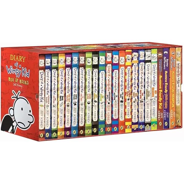 Jeff Kinney Diary of A Wimpy Kid Series Collection 1-21 Books